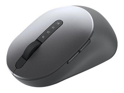 Dell MS5320W - Souris - optique - 7 boutons - sans fil - 2.4 GHz, Bluetooth 5.0 - gris titan - avec 3 years NBD Advance Exchange