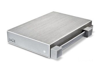 LaCie Rikiki Go - Disque dur - 500 Go - externe (portable) - USB 2.0 - argent