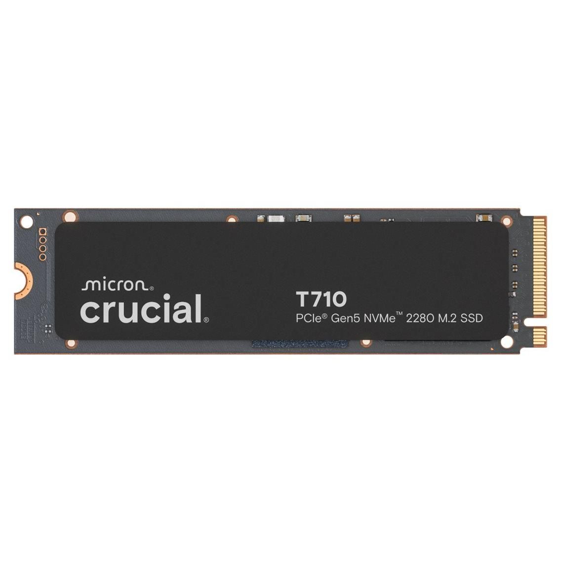 Crucial T710 - SSD - chiffré - 1 To - interne - M.2 2280 - PCI Express 5.0 (NVMe) - TCG Opal Encryption 2.01