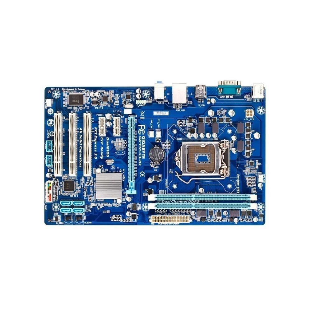 Carte mère GIGABYTE GA-P61-S3-B3(rev.1.2) Intel H61 LGA 1155 DDR3 16GB ATX