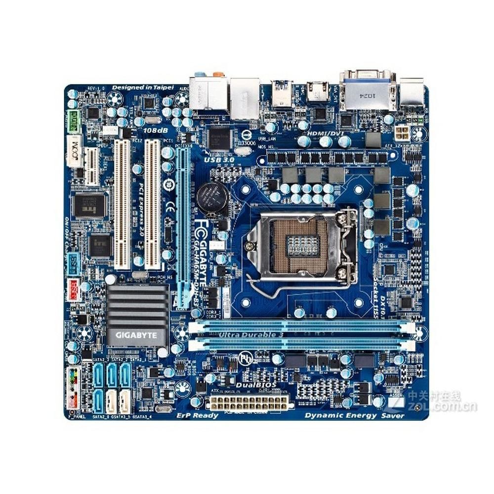 Carte mère GIGABYTE GA-HA65M-D2H-B3 Intel H61 LGA 1155 DDR3 16GB Micro ATX