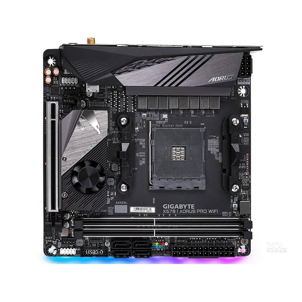 Carte mère GIGABYTE X570 I AORUS PRO WIFI AMD X570 Socket AM4 DDR4 64GB Mini-ITX
