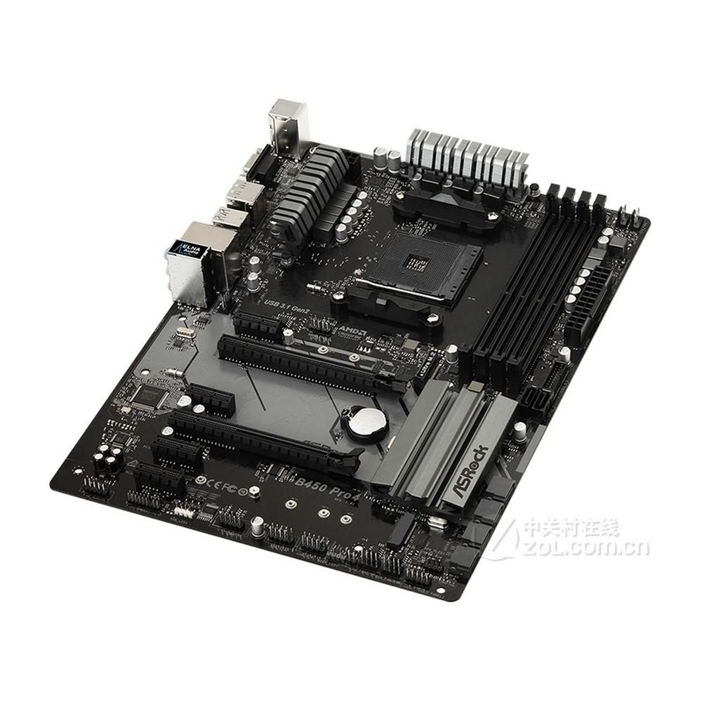 Carte mère ASROCK B450 Pro4 AMD B450 Socket AM4 DDR4 128GB ATX