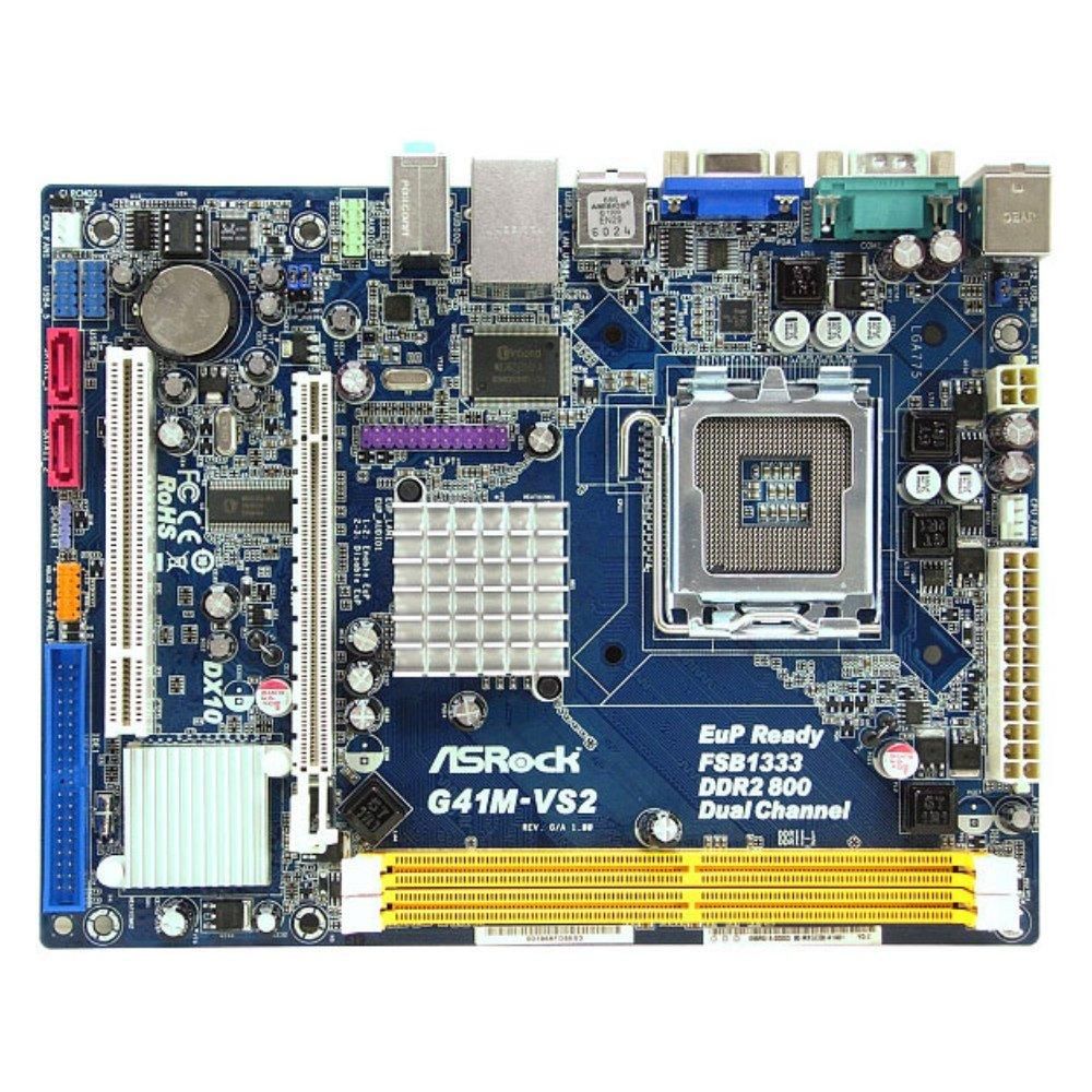 Carte mère ASROCK G41M-VS2 Intel G41 LGA 775 DDR2 8GB Micro ATX