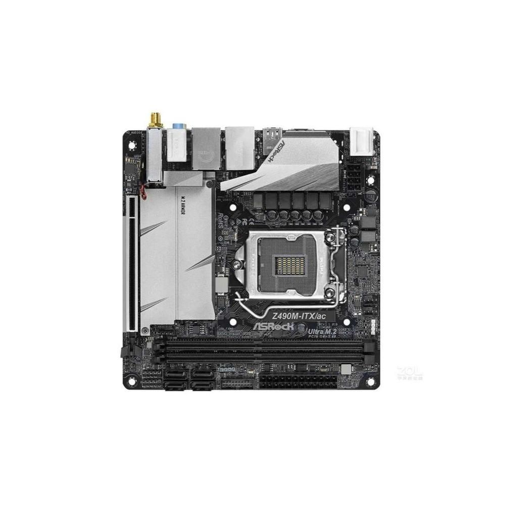 Carte mère ASROCK Z490M-ITX/ac Intel Z490 LGA 1200 DDR4 64GB Mini-ITX