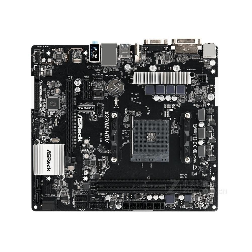 Carte mère ASROCK X370M-HDV AMD X370 Socket AM4 DDR4 32GB Micro ATX