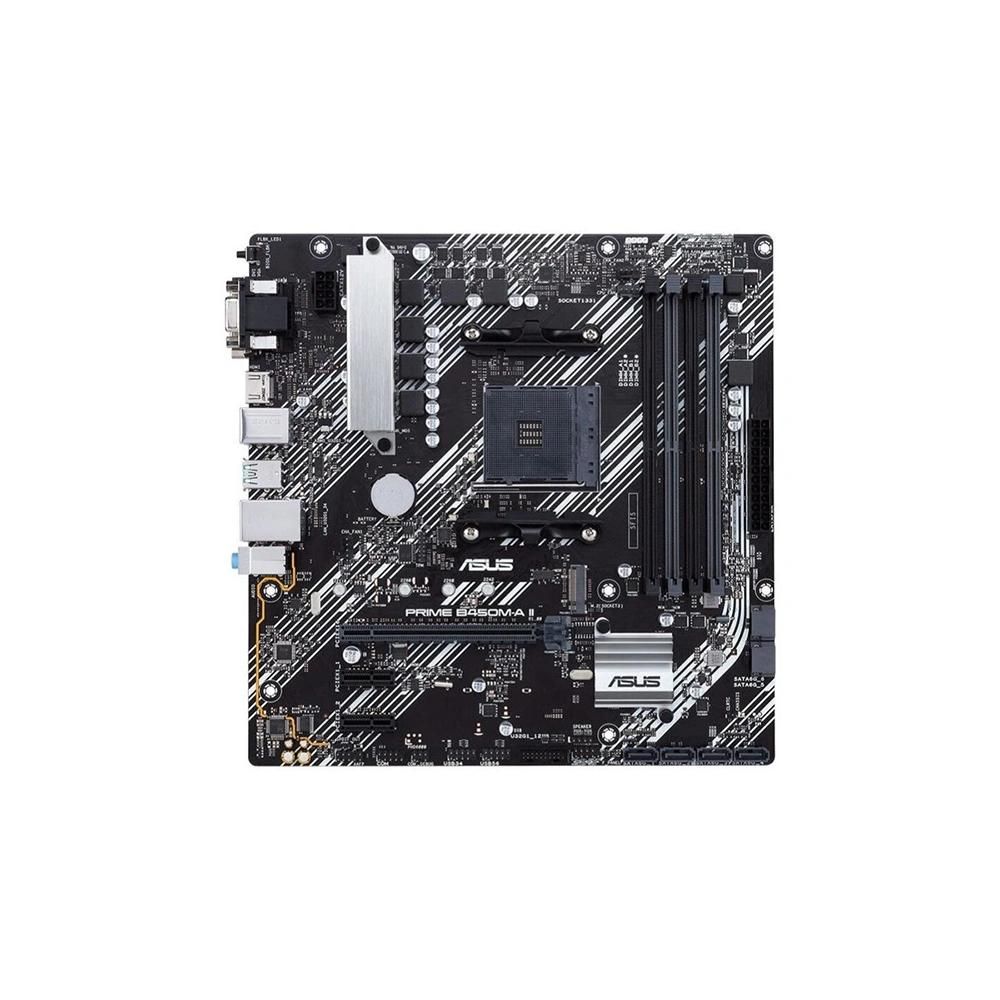 Carte mère ASUS PRIME B450M-A II AMD B450 Socket AM4 DDR4 128GB Micro ATX