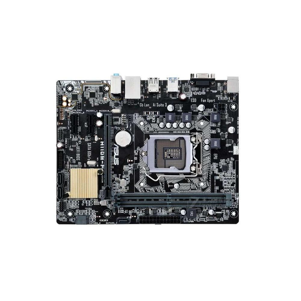 Carte mère ASUS H110M-F Intel H110 LGA 1151 DDR4 32GB Micro ATX