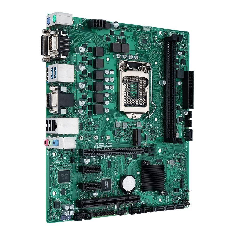 Carte mère ASUS Pro H510M-C/CSM Intel H510 LGA 1200 DDR4 64GB Micro ATX