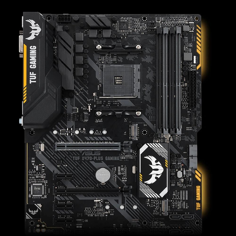 Carte mère ASUS TUF X470-PLUS GAMING AMD X470 Socket AM4 DDR4 64GB ATX