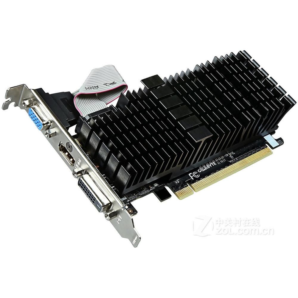 Carte graphique GIGABYTE GeForce GT710 1GB GDDR3 64bit PCI Express 2.0 16X 1800MHz