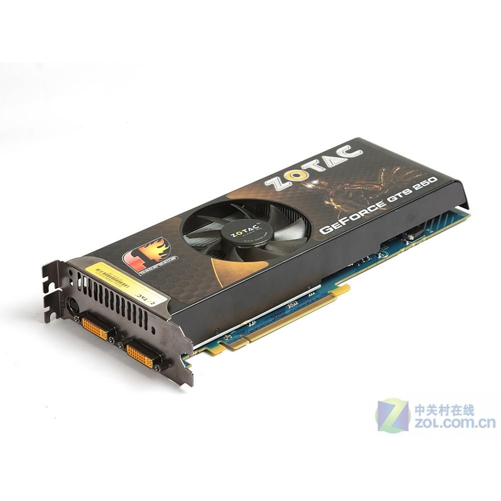 Carte graphique ZOTAC Geforce GTS 250 512M GDDR3 256bit PCI Express 2.0 16X 2200MHz