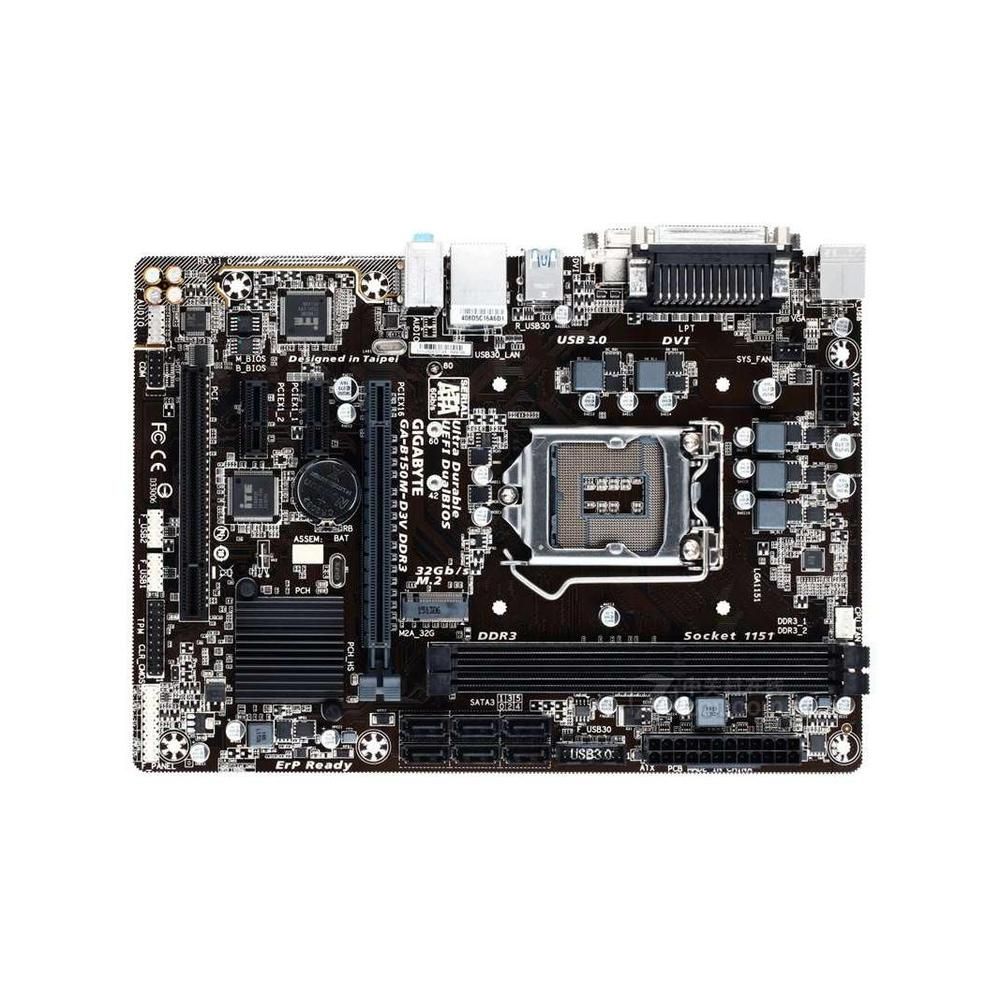 Carte mère GIGABYTE B150M-D3V DDR3(rev.1.0) Intel B150 LGA 1151 DDR3 32GB Micro ATX