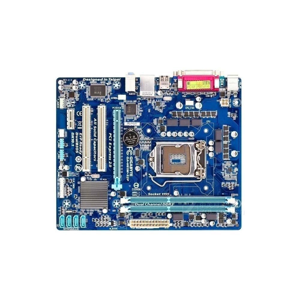 Carte mère GIGABYTE GA-H61M-S2P Intel H61 LGA 1155 DDR3 16GB Micro ATX