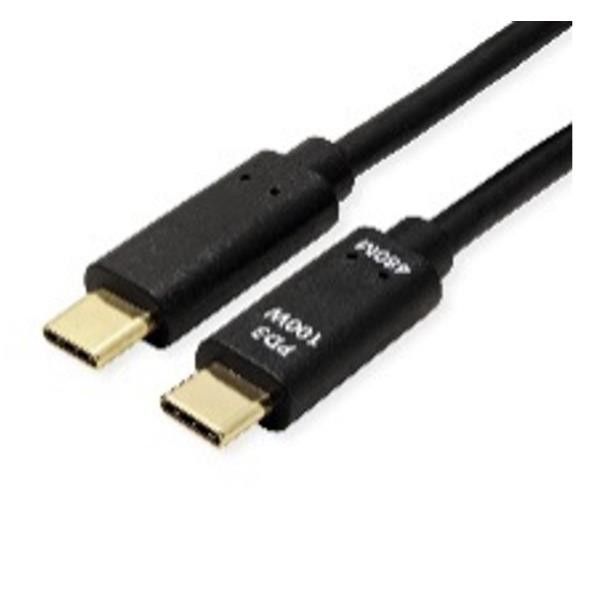 Nilox Cavo USB4 USB-C 3 metri Nero Alta Velocità per Computer e Dispositivi