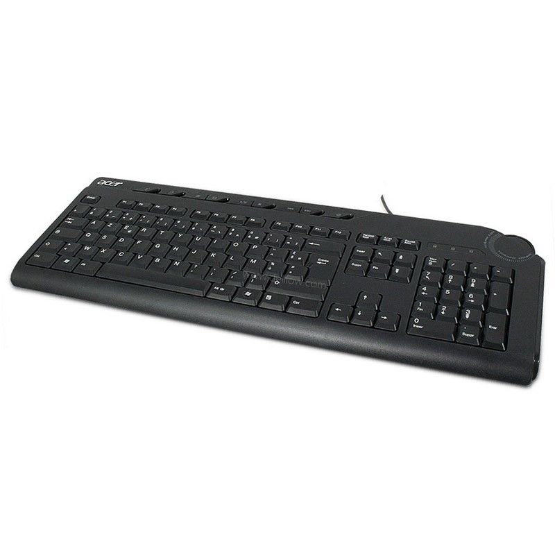 Clavier Azerty Noir USB ACER KU-0760 KB.USB03.192 PC Keyboard 104 Touches