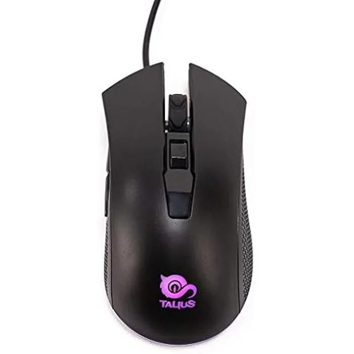 Souris Gaming - TALIUS - Raton - 6400 DPI - Éclairage RVB - 6 Boutons Programmables