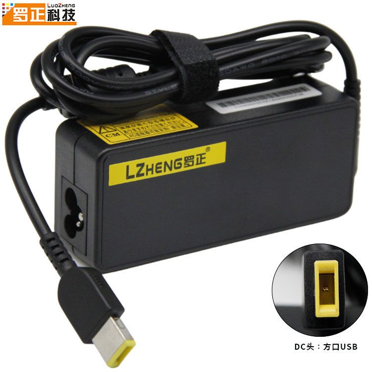 Convient pour le câble de chargeur d'ordinateur portable Lenovo/Lenovo 20V2.25A 45w adaptateur d'alimentation a port carré_Energieverte