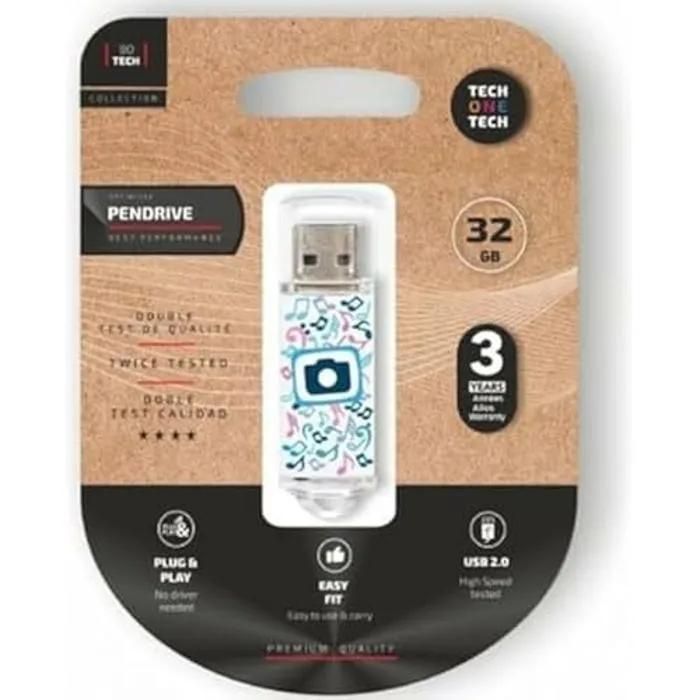 Clé USB - TECH ONE TECH - TEC4020-32 - 32 Go - USB 2.0
