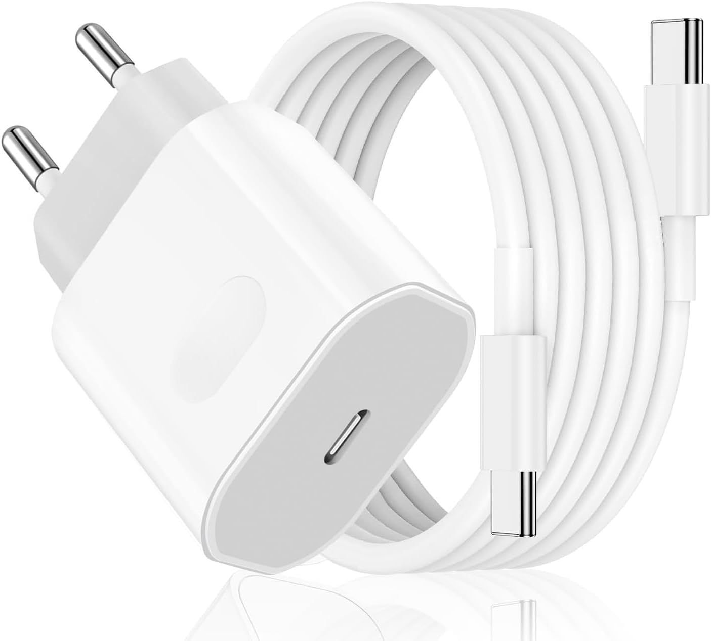 Fast Charger For Iphone 16/16 Pro/16 Pro Max/16 Plus/15/15 Pro/15 Pro Max/15 Plus/Ipad P Ro/Ipad Air, 27W Usb C Tip Power Adapter Plug With 2M Usb-C Cable