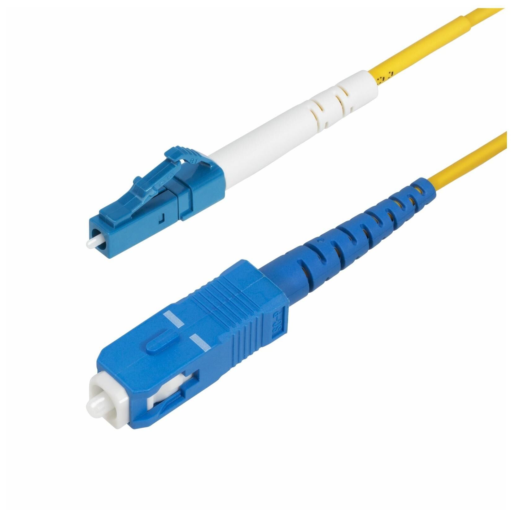 StarTech.com Câble Fibre Optique de 3m Monomode LC à SC (UPC) OS2, LSZH - Cordon de raccordement - mode unique LC/UPC (M) pour mode unique SC/UPC (M) - 3 m - 3 m - 2 mm - fibre optique - simplex - 9 / 125 micromètres - OS1/OS2 - sans halogène...