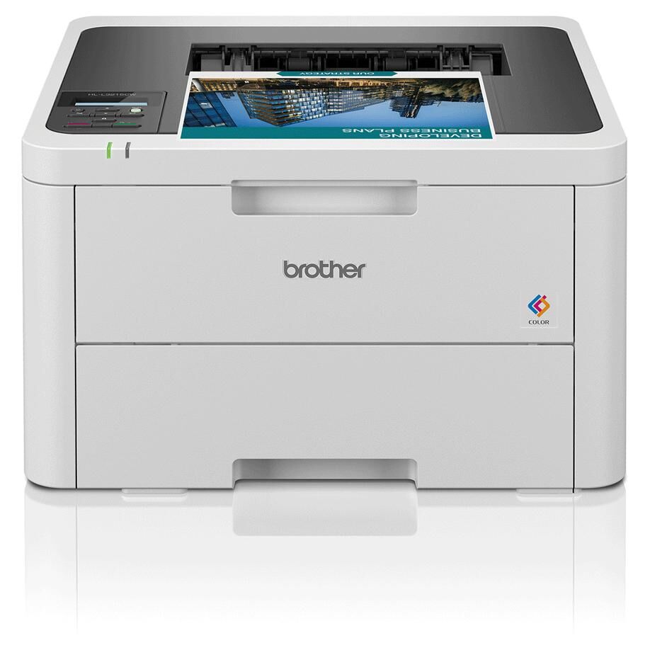 Brother HL-L3215CW - Imprimante - couleur - LED - A4/Legal - 600 x 2400 ppp - jusqu'à 18 ppm (mono) / jusqu'à 18 ppm (couleur) - capacité : 250 feuilles - USB 2.0, Wi-Fi(n)