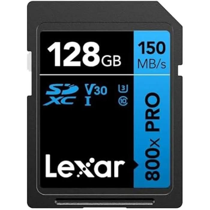 Lexar Sdxc 800x Pro 64gb 150mb/s C10 V30 U3