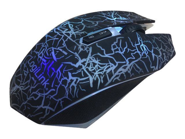 LogiLink G1 - Souris - laser - 7 boutons - filaire - USB