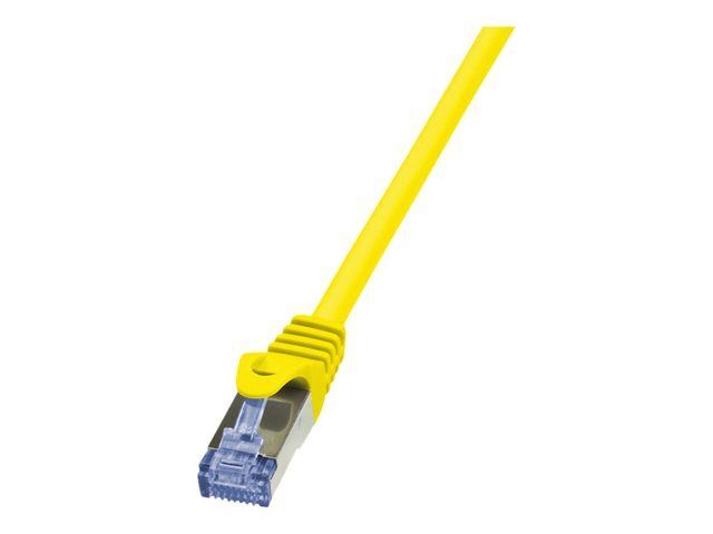 LogiLink PrimeLine - Cordon de raccordement - RJ-45 (M) pour RJ-45 (M) - SFTP, PiMF - CAT 6a - sans halogène - jaune