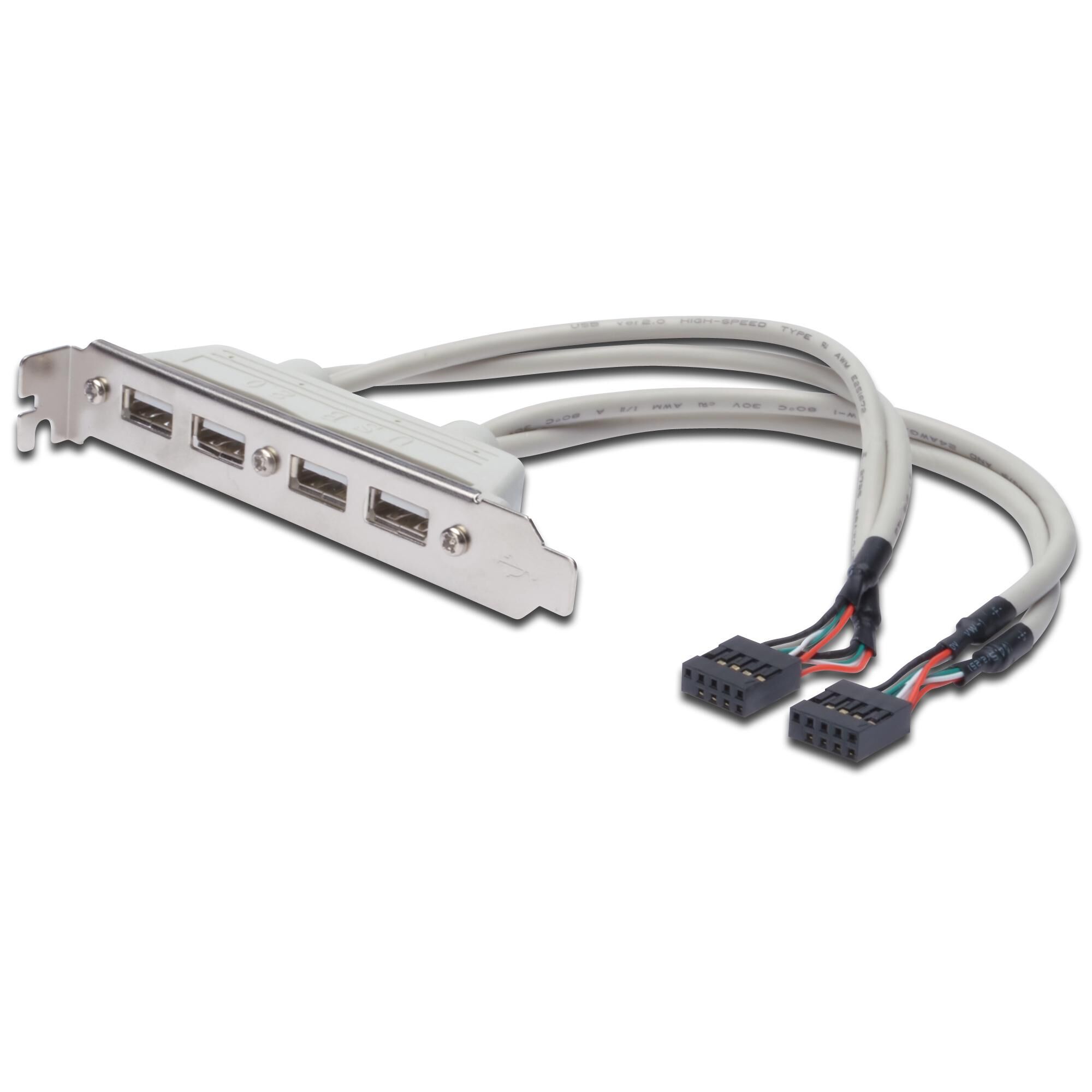 Digitus Câble USB en tôle à fente