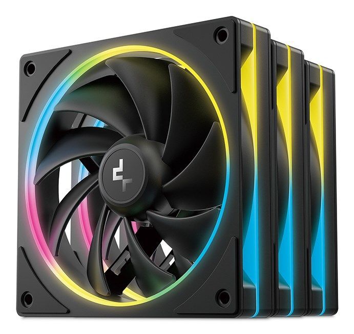 Ventilateurs boîtier 120 mm DEEPCOOL FL12 SE 3IN1 - Pack de 3 Blanc ARGB PWM