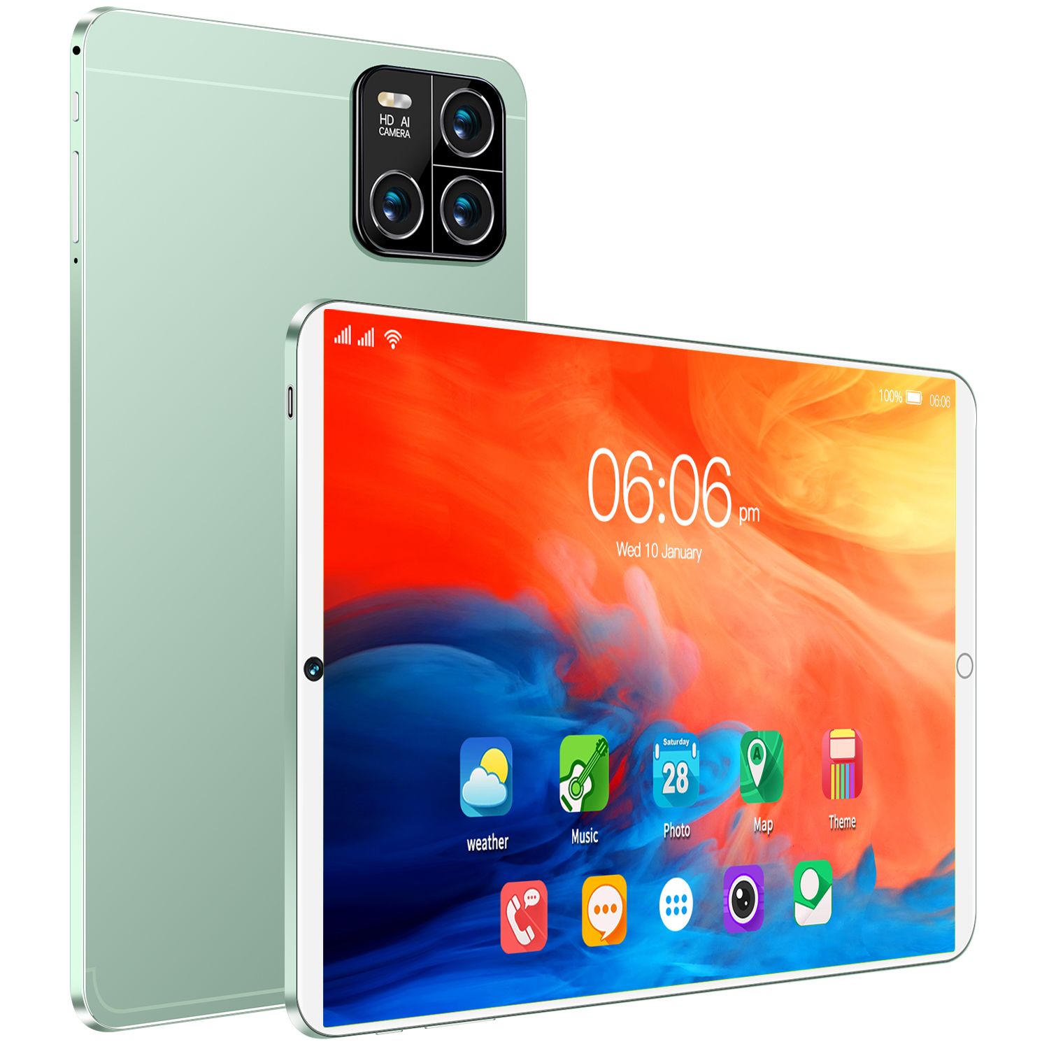 Tablette LOIDIS Pad6 Pro (2024) 32 Go 10.1 pouces Wi-Fi Vert