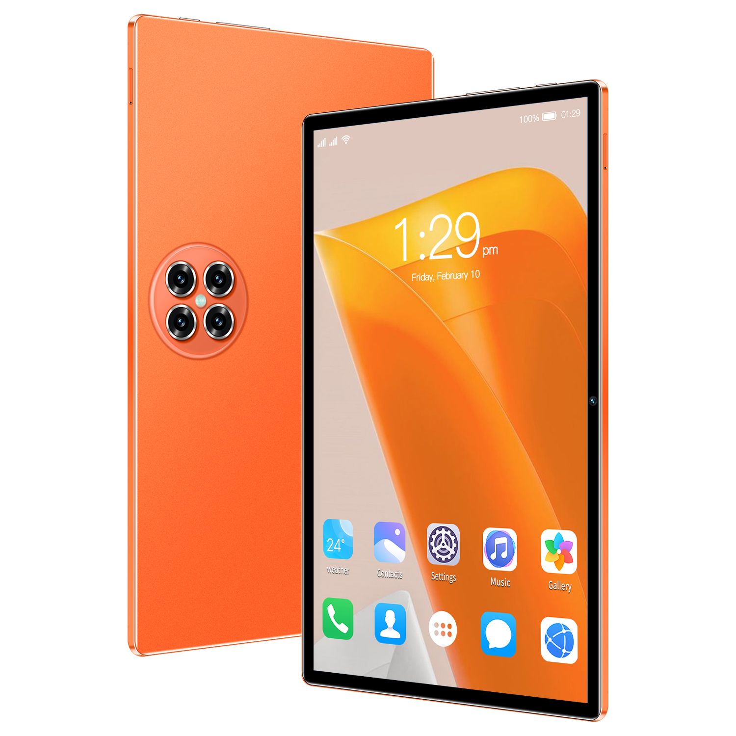 Tablette LOIDIS Mate 50 (2023) 128 Go 10.1 pouces Wi-Fi Orange