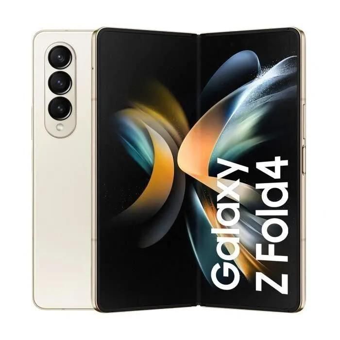 SAMSUNG Galaxy Z Fold4 256Go 5G Ivoire - Reconditionné - Très bon état