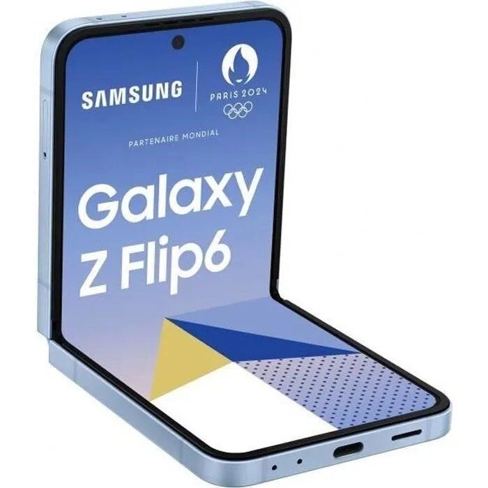 Smartphone Samsung GALAXY Z FLIP6 256Go BLEU 5G (2024) - Reconditionné - Excellent état