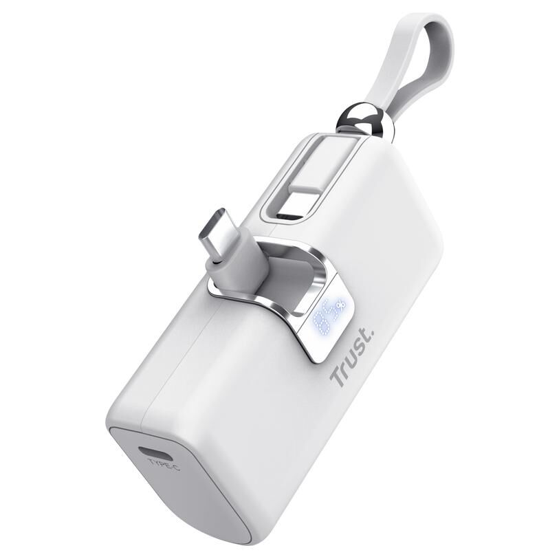Trust Pacto Lithium-Ion (Li-Ion) 5000 Mah Blanc