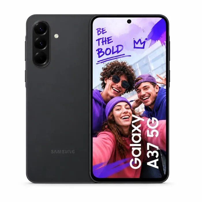 Samsung Galaxy A37 5G 6Go+128Go Noir Smartphone, AMOLED 120Hz, Caméra 50MP, Double SIM, Version Française