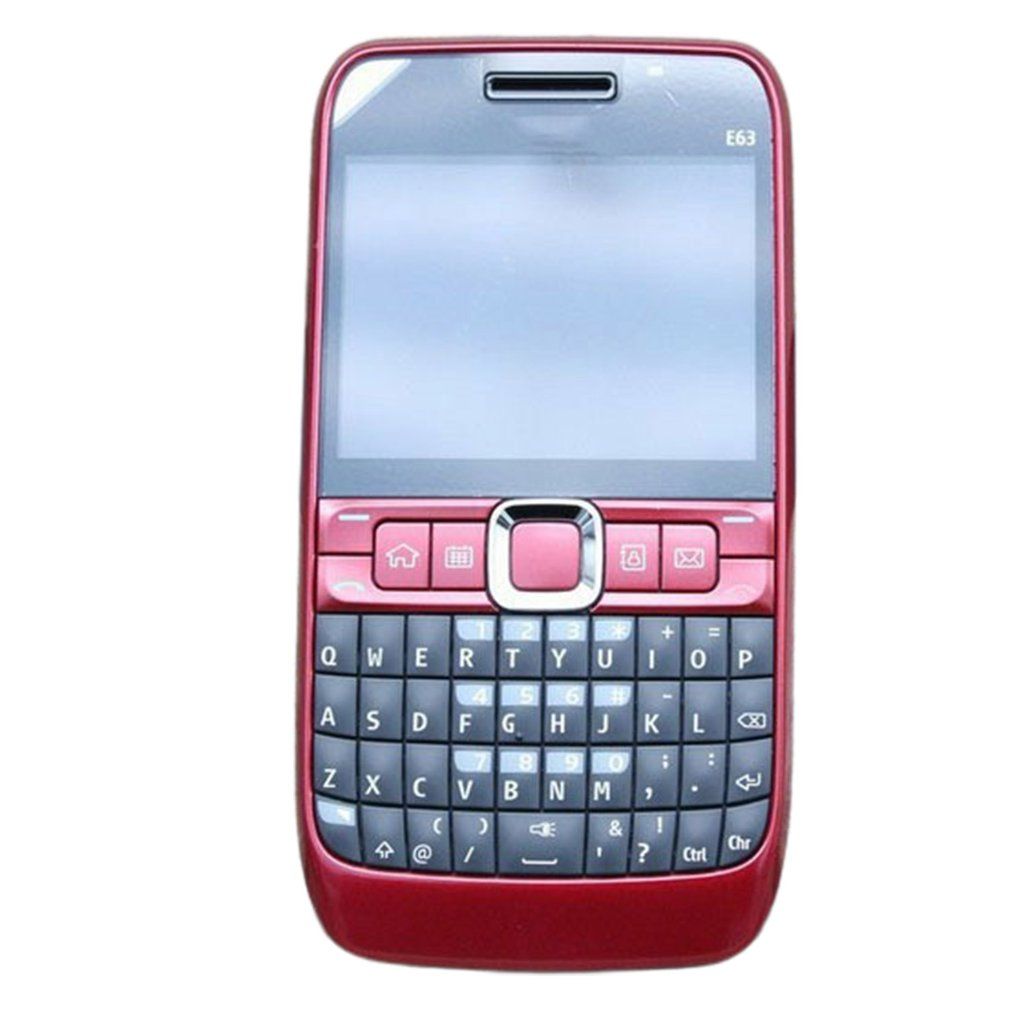 Téléphone portable pour Nokia E63 Ultra-mince en métal Shell clavier complet Téléphone portable