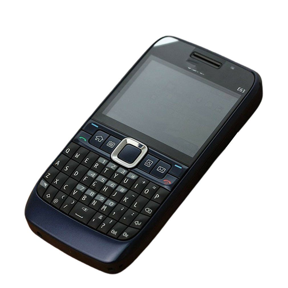 Téléphone portable pour Nokia E63 Ultra-mince en métal Shell clavier complet Téléphone portable