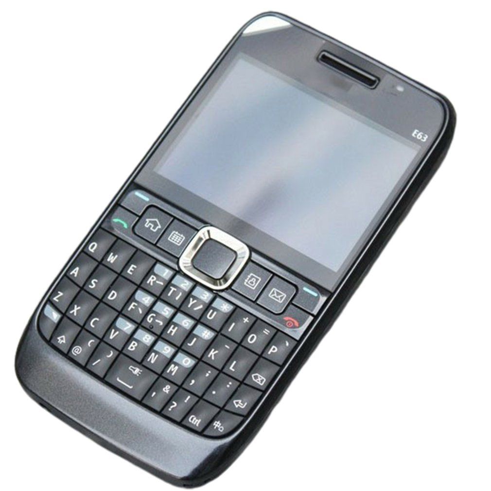 Téléphone portable pour Nokia E63 Ultra-mince en métal Shell clavier complet Téléphone portable