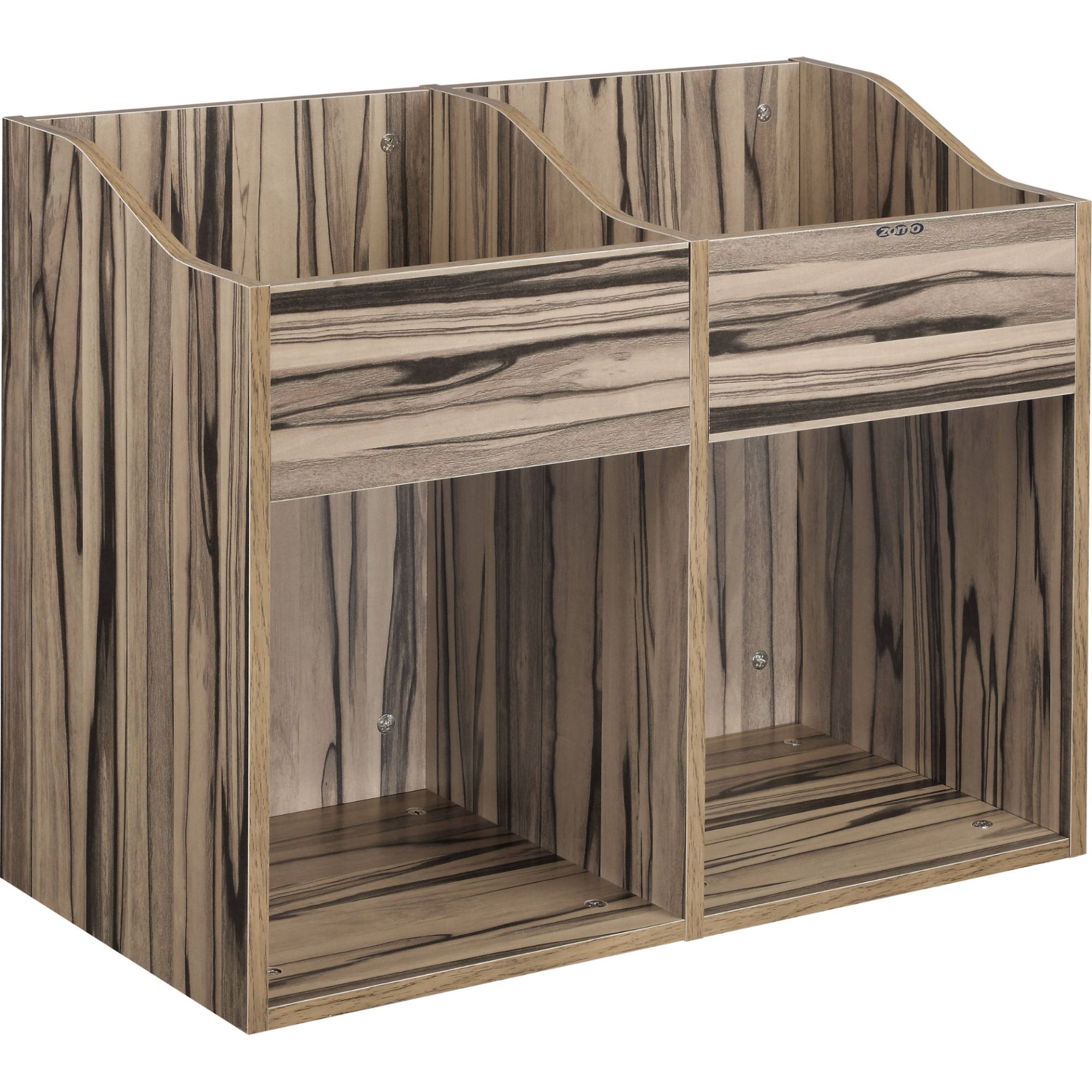 Zomo VS-Box 200/2 meuble vinyles, zebrano