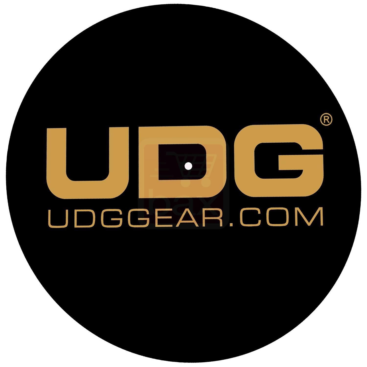 UDG Ultimate Slipmat Set Black/Gold (la paire)