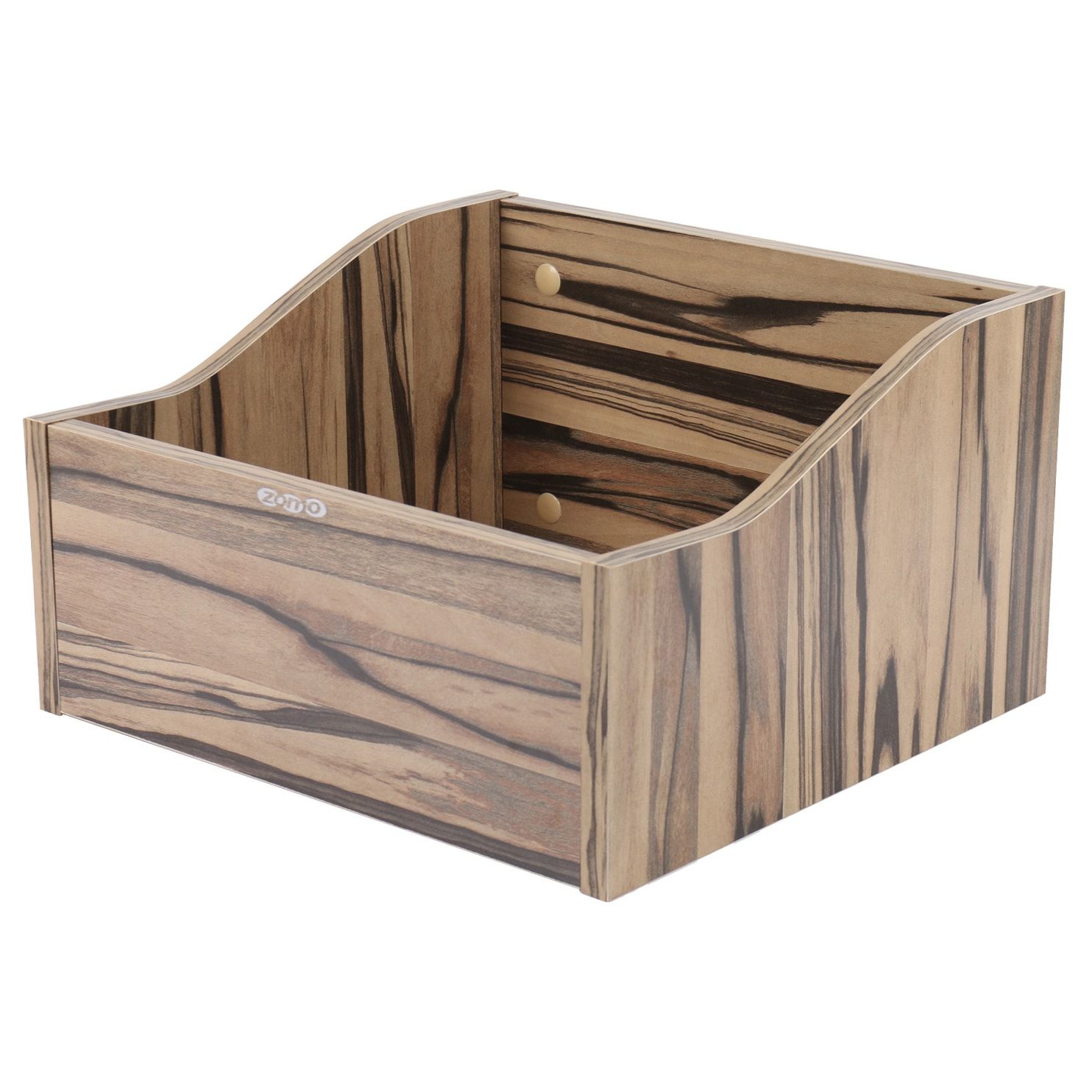 Zomo VS-Box 100/1 bac à vinyles, zebrano