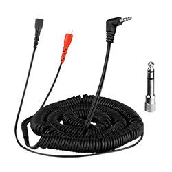Cable HD25-SP spirale noir 4,5m