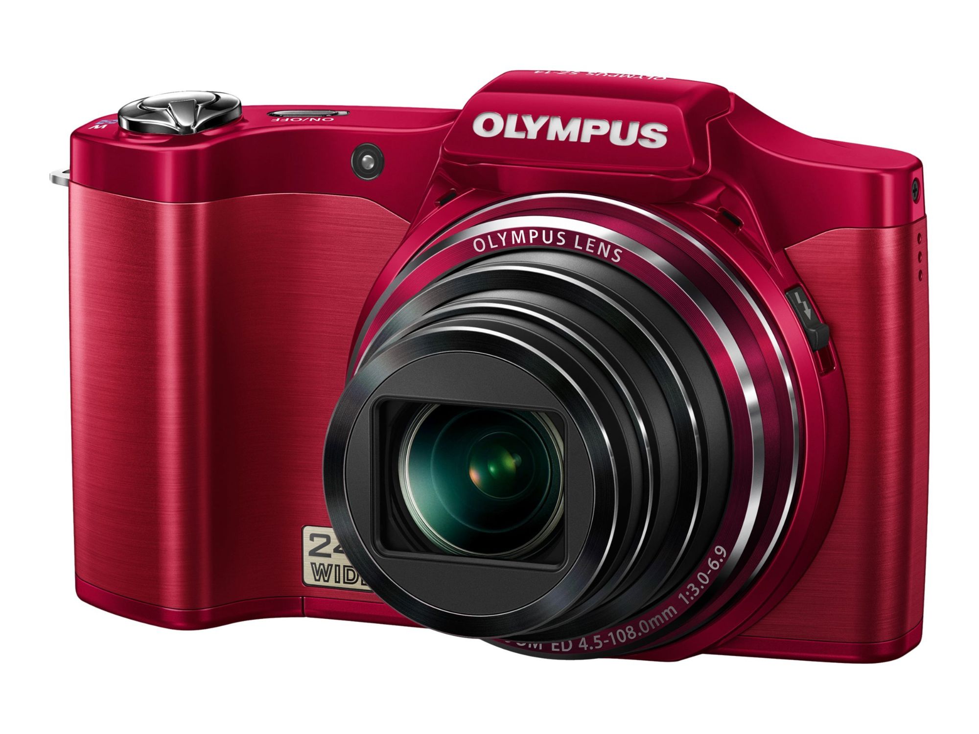 Olympus SZ-14 - Appareil photo numérique - compact - 14.0 MP - 24x zoom optique - rouge