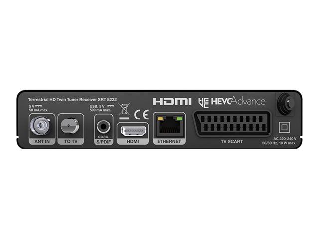Strong SRT 8222 - Récepteur multimédia numérique - noir