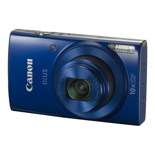 Cámara compacta Canon - 20,0 MP - 720p/25 fps - Zoom óptico 10x - Wi-Fi, NFC - Azul