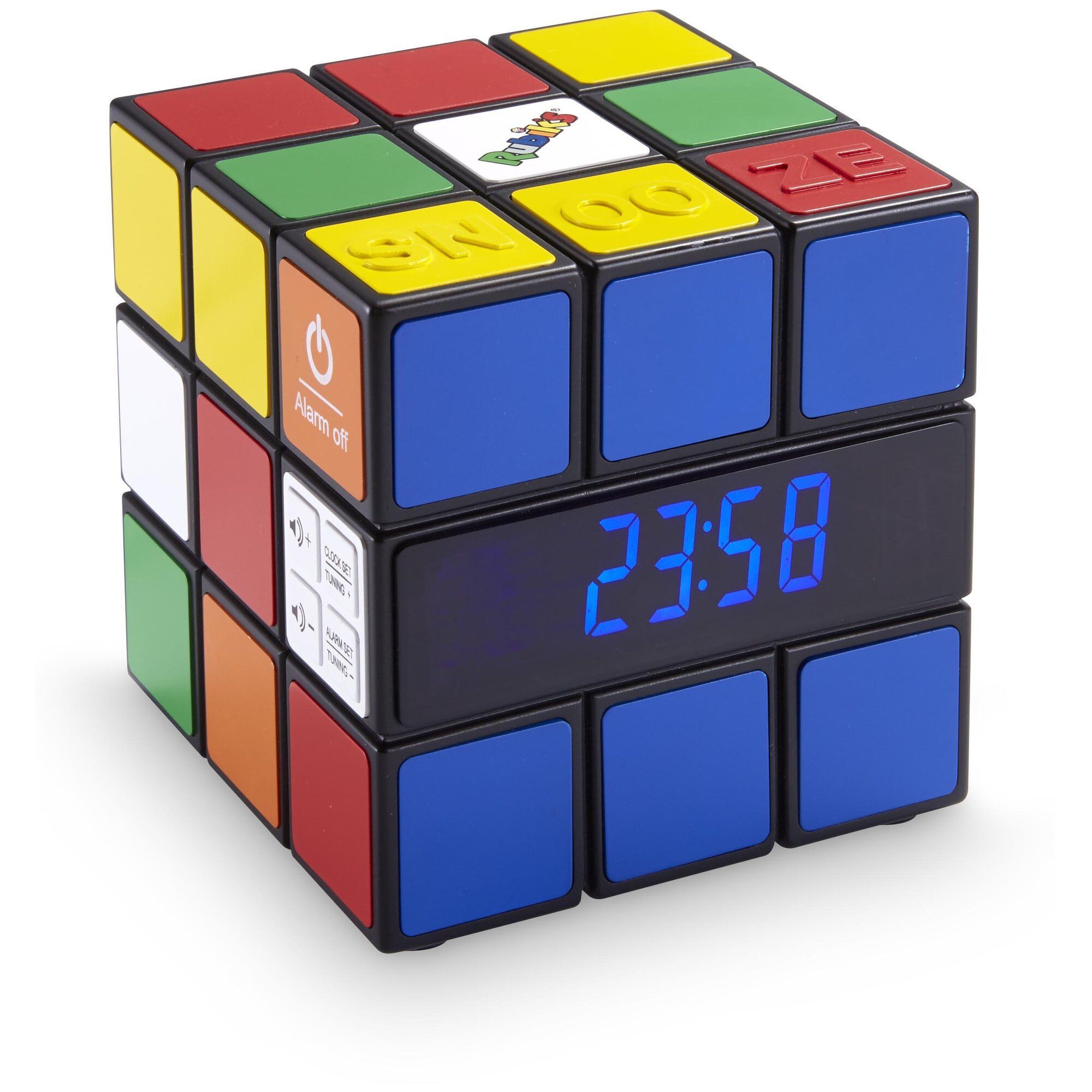 Bigben Interactive RR80RUBIKS Radio portable Horloge Numérique Multicolore