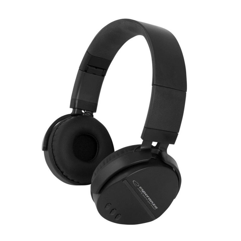 Esperanza EH217K Casque d'?coute Bluetooth noir (10?h, Sans fil), ?couteurs, Noir