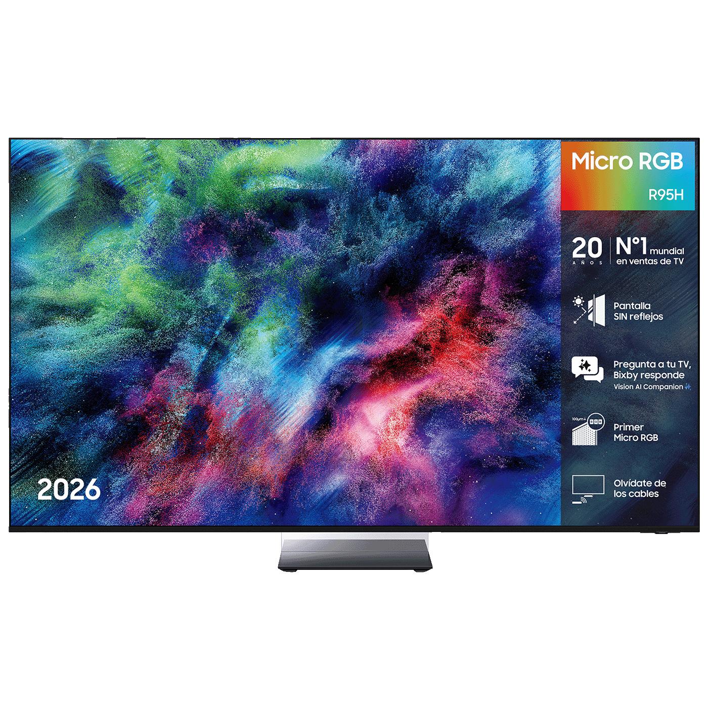 Samsung 65" Micro RGB R95H 4K Vision AI Smart TV sans reflet (2026)
